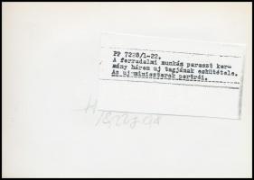 cca 1957 "Kádár János és Biszku Béla a forradalmi munkás-paraszt kormány tagjaiként", késő...