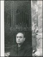 cca 1945 Budapest, Szálasi Ferenc letartóztatása után, Reismann Mariann felvétele, későbbi nagyítás, feliratozva, 24x16 cm