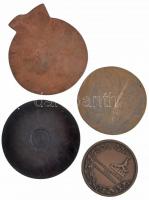 4db klf Br plakett a szocialista időszakból, közte 1983. "VII. Szakmunkás Tanuló Olimpia Veszpr...