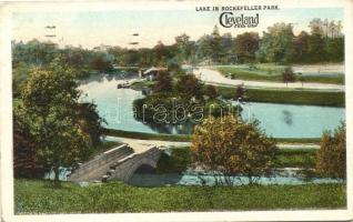 Cleveland, Ohio; Lake in Rockefeller Park (EK)