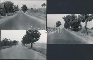 1967 Budapest, Szabadföld út, 7 db helyszíni fotó, 9x14 cm