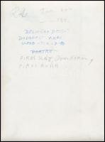 cca 1960 Belházy Dezső feliratozott vintage fotóművészeti alkotása, 24x18 cm