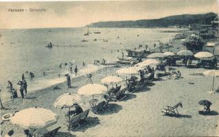 Varazze, Spiaggia / beach, bathing people (fa)
