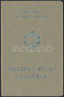 1988 Határátlépési engedély kishatárforgalomban, Magyar Népköztársaság, pp.:44, 14x9cm