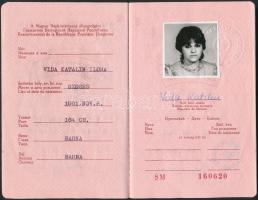 1983 Útlevél szocialista országokba, pp.:44, 9x14cm