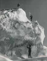 cca 1963 Budakeszi, dolomitliszt bánya, ez szolgált a vim surolószer alapanyagaként, 22x17 cm