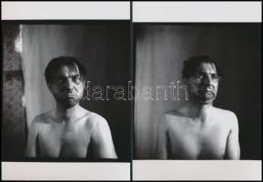 cca 1960 Medgyesi László kecskeméti fotóművész portré-sorozata, a szerző hagyatékában őrzött 5 db ko...