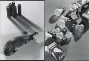 cca 1950 Ráth (Roth) László (1907-1979) reklámfotói, a szerző hagyatékában őrzött 4 db korabeli nega...