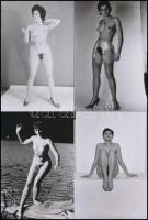 cca 1973 Minden kép a nőkről szól, 11 db korabeli negatívról készült modern nagyítás, 15x10 cm / 11 ...