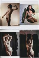 cca 1979 Feminin finomságok, 13 db korabeli negatívról készült modern nagyítások, 15x10 cm / 13 erot...