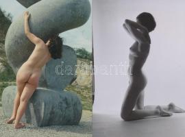 cca 1979 Feminin finomságok, 13 db korabeli negatívról készült modern nagyítások, 15x10 cm / 13 erot...