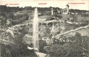 Budapest I. Szent Gellért-szobor, szökőkút (EB)