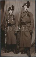 1941 Magyar csendőrök fotólap / Hungarian gendarme