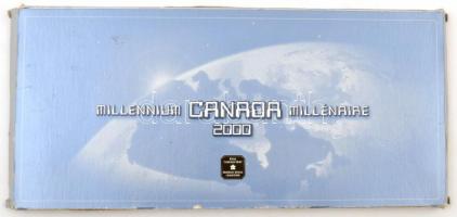 Kanada 2000. 25c (13xklf) "Millennium" szett díszkiadásban T:1
Canada 2000. 25 Cents (13x...