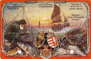 Zimmer halüzlet  dekoratív reklámlap (b)