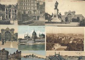 kb 130 db régi Budapest képeslap, főleg 1898-1910 közötti anyag