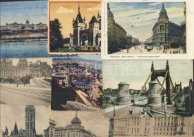kb 130 db régi Budapest képeslap, főleg 1898-1910 közötti anyag