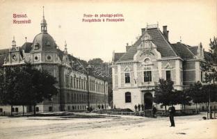 Brassó, Kronstadt, Brasov; Posta és Pénzügyi palota / post office, financial palace