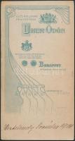 1903-04 A vindornyalaki Hertelendy Kornélia, valamint Hertelendy Irén keményhátú fotója. Hátoldalon ...