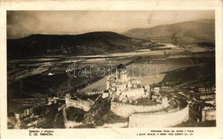 Trencsén, Trencín; vár, légifelvétel / castle, aerial view