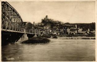 Trencsén, Trencín; vár, híd / castle, bridge