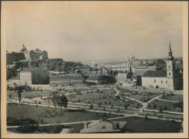 cca 1930 Tabán, vár, fotó, 13x17cm