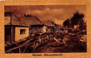 20 db VEGYES fekete-fehér magyar városképes lap a Mátrából / 20 mixed black and white Hungarian town...