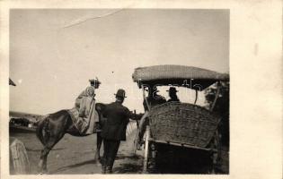 Hortobágy; - 10 db régi képeslap, vegyes minőség / 10 old postcards, mixed quality