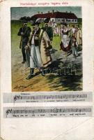 Hortobágy; - 10 db régi képeslap, vegyes minőség / 10 old postcards, mixed quality