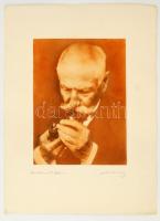 1930 Kecskemét, Orphanidesz János (1876-1939) aláírt vintage fotóművészeti alkotása, 24x17 cm-es fénykép 39x28 cm-es papíron