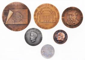 6db-os vegyes emlékérem tétel, közte Reményi József (1887-1977) 1934. "A Magyar Királyi Operahá...