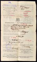 1918 Huszárezredben szolgált katona szabadságigazolványa / Freetime warrant for soldier