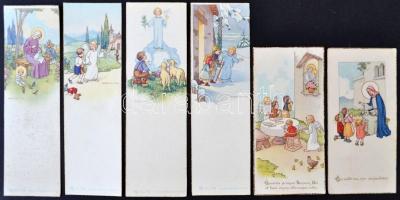 cca 1930-40 Vegyes szentkép tétel, , 20db, különböző méretben és minőségben, cca 8x4cm és 10x3,5cm