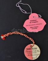 1918 Magyar lovaregyleti tribün tag jegye lóversenyre, valamint németországi lóverseny tribün jegye