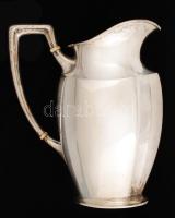 Ezüst (Ag.) kiöntő elefáncsont gyűrűkkel, apró horpadással, jelzett, m:19,5 cm,  nettó:416 g