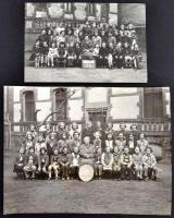 cca 1920-60 Vegyes osztályképek, 6db, különböző méretben és minőségben, 9x14cm és 18x24cm