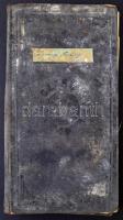 1896 Tarányi Ferenc későbbi táblabíró jogi kari indexe a kor legnagyobb jogászainak aláírásával, Zsö...