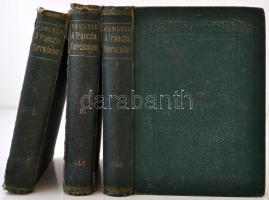 Carlyle Tamás: A franczia forradalom I-III. A M. Tud Akadémia megbízásából fordította Baráth Ferencz. Bp., 1875-1878, MTA. Kiadói egészvászon sorozatkötésben. Viseltes, sérült állapotban. Könyvtári példányok voltak.