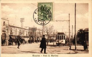 Messina, Viale S. Martino / street, tram