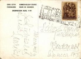 1936 Debreceni Nyári Egyetem, reklám / Hungarian summer course advertisement, Studentika, '1938...