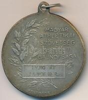1932. "Magyar Athletikai Szövetség Kerületi Bajnoksága" jelzett Ag díjérem füllel, "A...