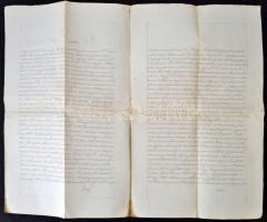 1842 A Zalavári Szent Adorján gyülekezet részére történt örökségrendelés dokumentálása, a rend pecsé...