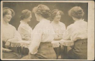 cca 1910-1920 Trükkfotó, fotólap, 8x13 cm