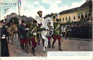 1904 Le fetes de couronnement du roi Piere I. / crowning celebration of Peter I of Serbia (EK)