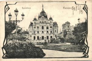 Kassa, Kosice; Színház / theatre, Art Nouveau (b)