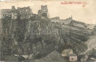Beckó, Beczkó, Vág-völgye, Vár. Kiadja Hajdusek Paula / castle ruins (b)