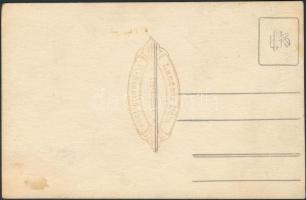 cca 1930 "Születésnap" fotólap. Hátoldalán pecséttel "Landesz Béla fényképész, B-Szen...