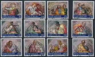 Sistine Chapel frescoes set + stamp-booklet, Sixtus kápolna freskói sor + bélyegfüzet
