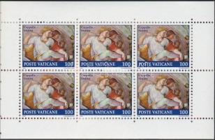 Sistine Chapel frescoes stamp-booklet Sixtus kápolna freskói bélyegfüzet