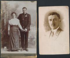 1901-1947 10 db vegyes fénykép,mindegyiken különböző műtermi jelzés, szárazpecsét, bélyegző, stb. 9x...